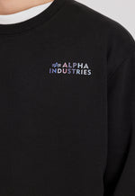 Alpha Industries Holographic Sweater Black