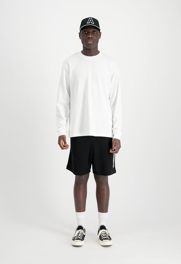 Alpha Industries Flock Logo Short Black