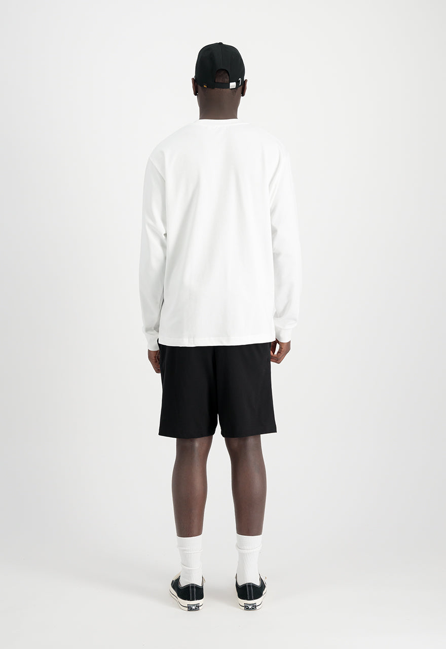 Alpha Industries Flock Logo Short Black