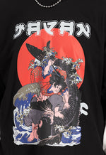 Alpha Industries Japan Warrior T-Shirt Black