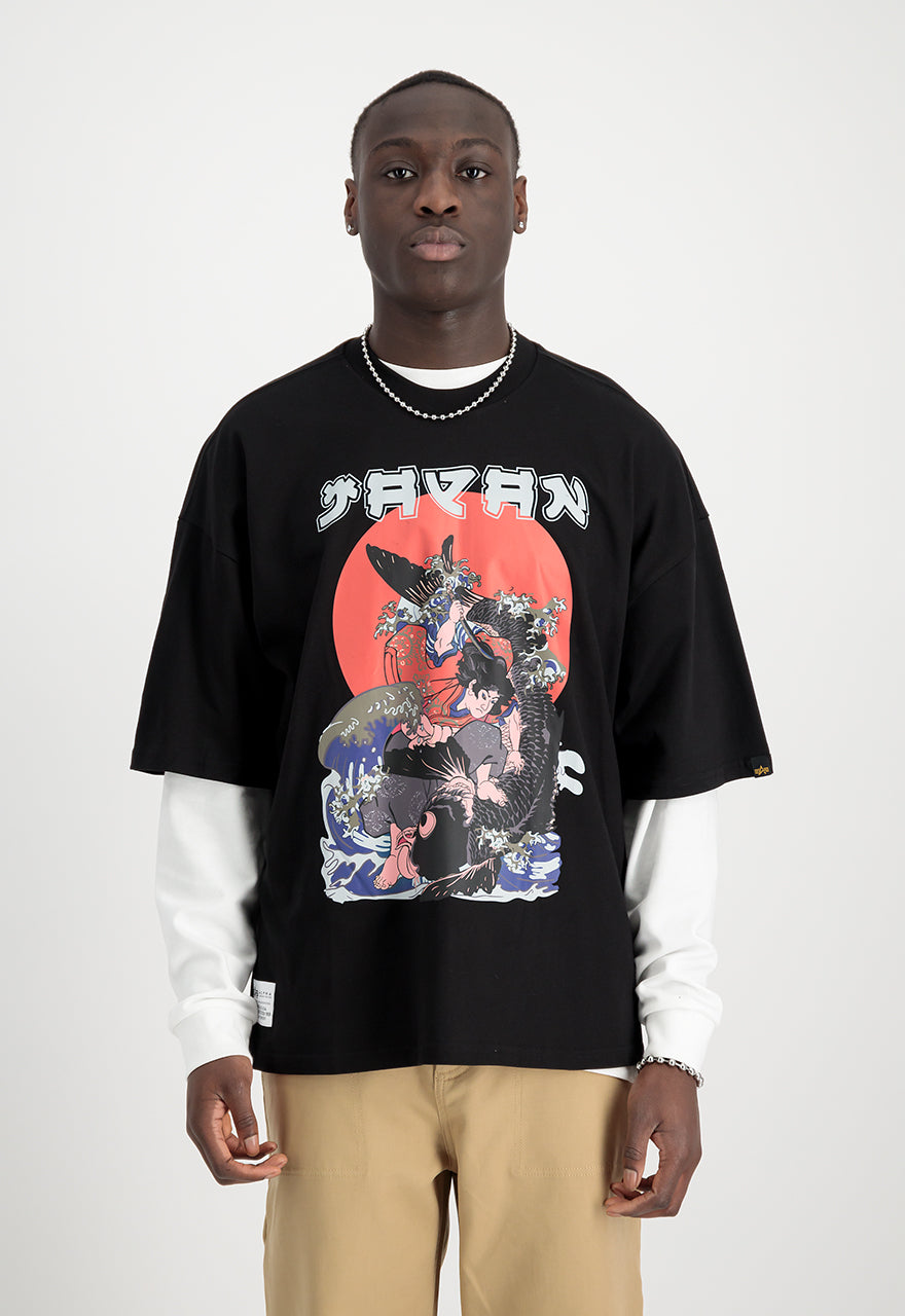 Alpha Industries Japan Warrior T-Shirt Black