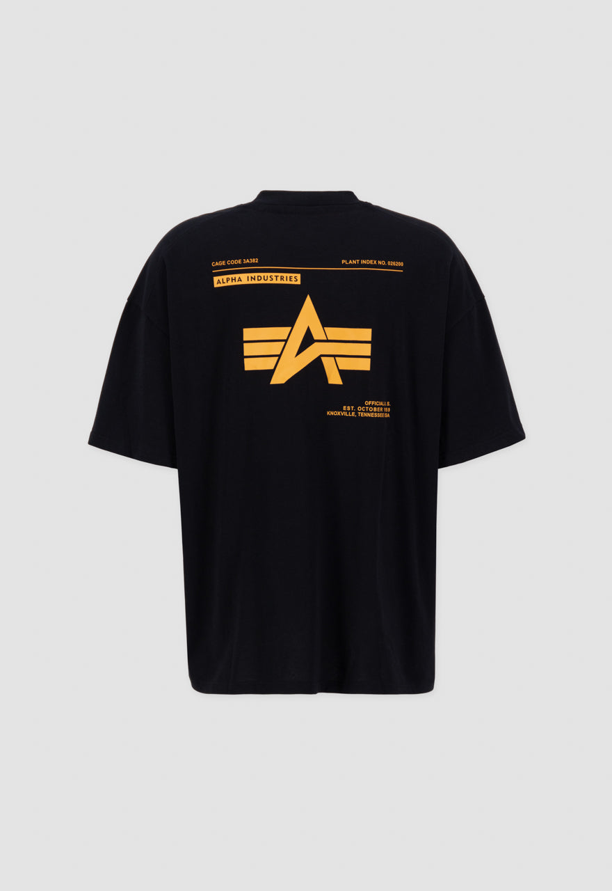 Alpha Industries Logo Back Print T T-Shirt Black