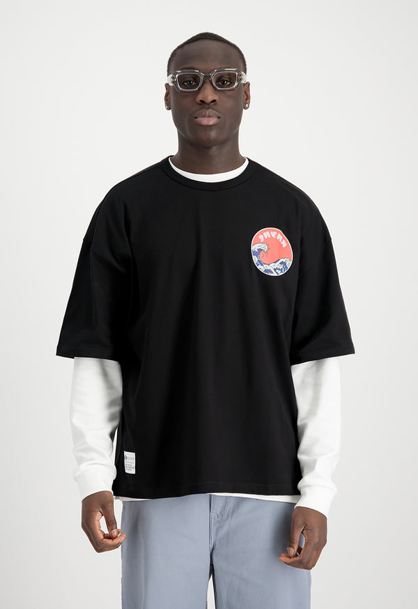 Alpha Industries Japan Wave T-Shirt Black