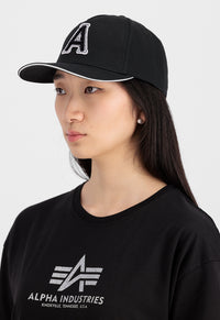 Alpha Industries College Cap Black