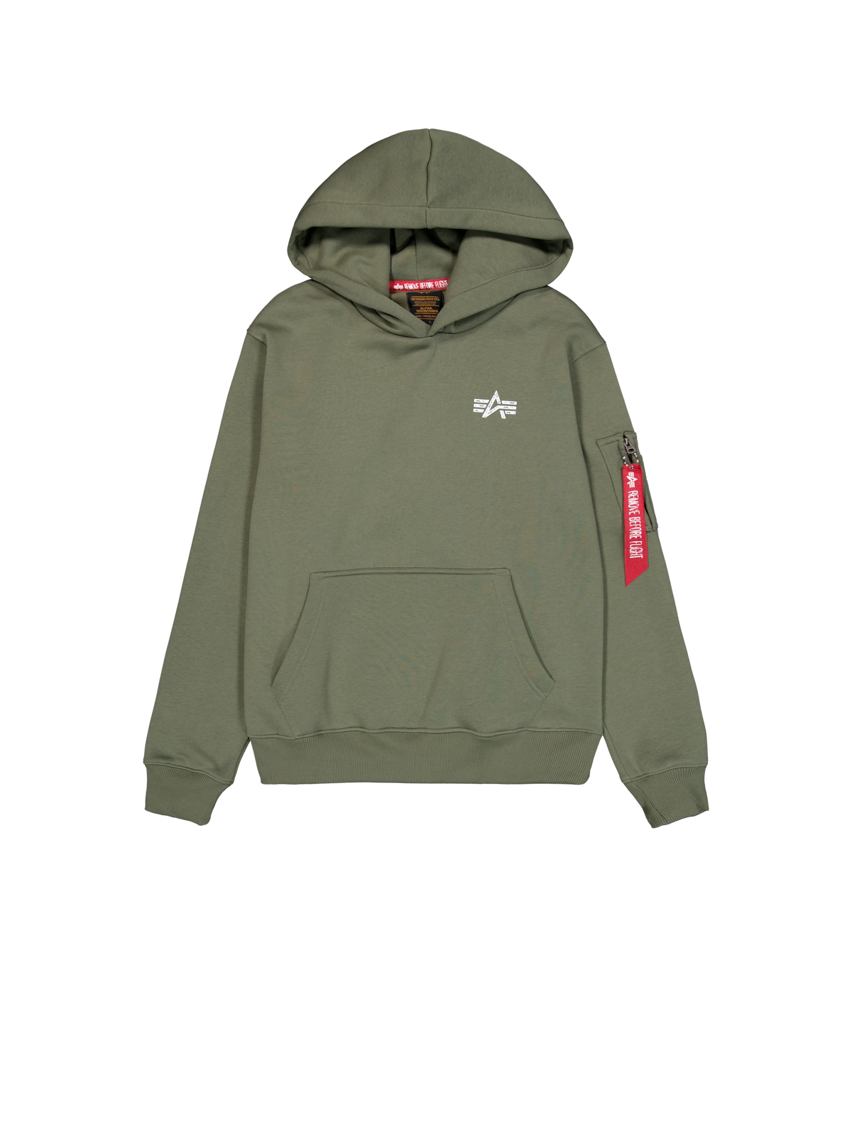 Alpha Industries Signature BP Hoodie Sage Green Soulsideshop