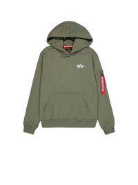 Alpha Industries Signature BP Hoodie Sage Green - Soulsideshop