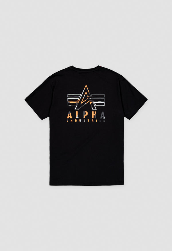Alpha Industries Camo Logo Puff Print Back Print T-Shirt - Soulsideshop
