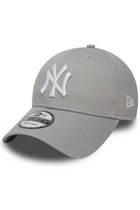 New Era New York Yankees Essential 9FORTY Verstellbare Cap Grey