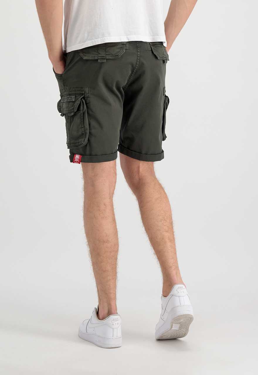 Alpha Industries Crew Cargo Shorts Grey/Black