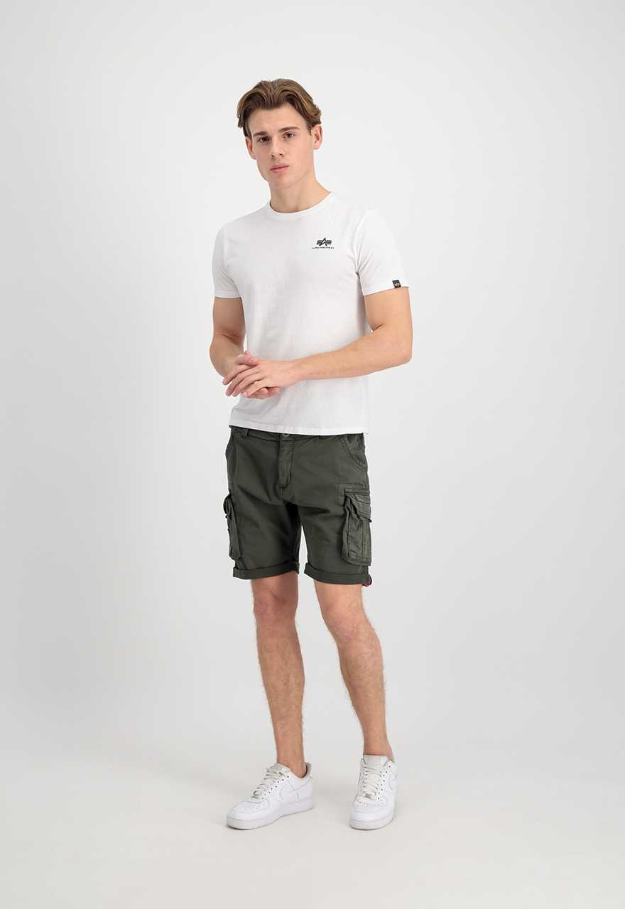 Alpha Industries Crew Cargo Shorts Grey/Black