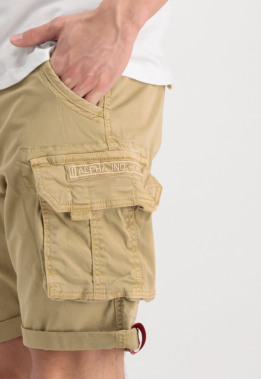 Alpha Industries Crew Cargo Shorts Sand