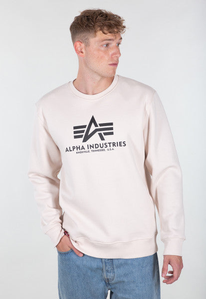 Alpha Industries Basic Sweater Jet Stream White