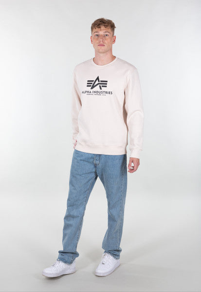 Alpha Industries Basic Sweater Jet Stream White