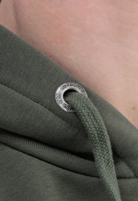 Alpha Industries Basic Hoodie Rubber Dark Olive - Soulsideshop