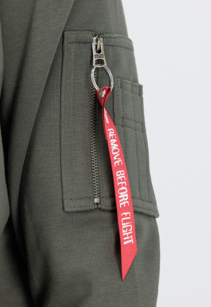 Alpha Industries Basic Hoodie Rubber Dark Olive - Soulsideshop