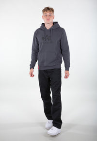 Alpha Industries Basic Hoodie Heather Grey /Black - Soulsideshop