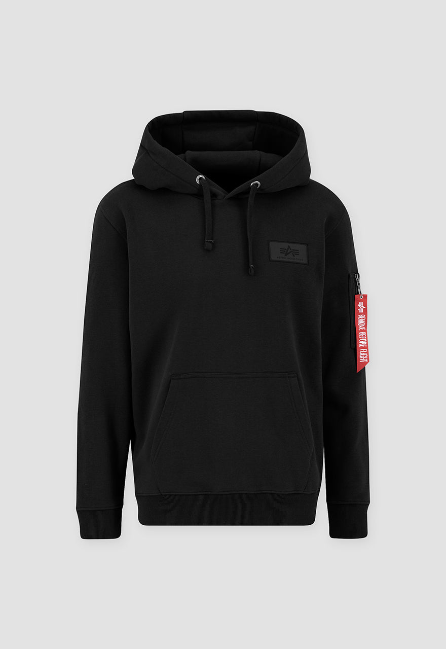 Alpha Industries Back Print Hoodie Black