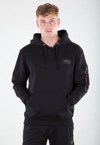 Alpha Industries Back Print Hoodie Black