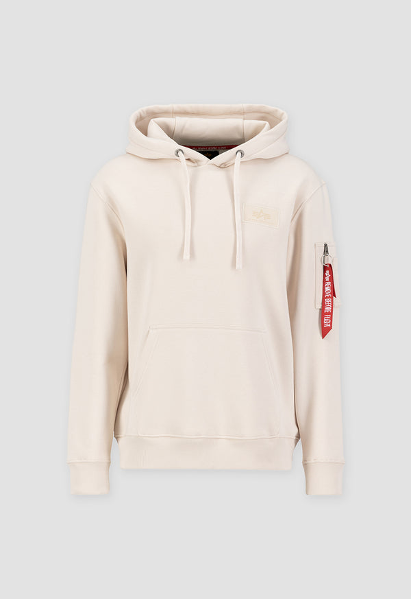 Alpha Industries Back Print Hoodie White