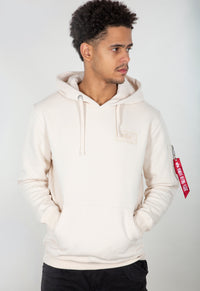 Alpha Industries Back Print Hoodie White