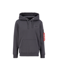 Alpha Industries Red Stripe Hoody Vintage Grey - Soulsideshop