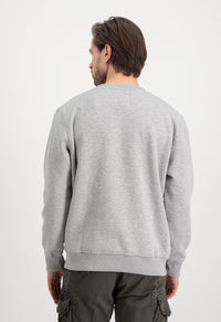 Alpha Industries Basic Sweater Small Logo Heather Grey