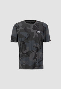 Alpha Industries Basic T-Shirt Small Logo Black Camou