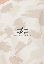 Alpha Industries Basic T-Shirt Small Logo Sand Camo