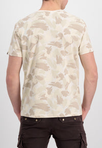 Alpha Industries Basic T-Shirt Small Logo Sand Camo