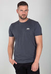 Alpha Industries Basic T-Shirt Small Logo GreyBlack