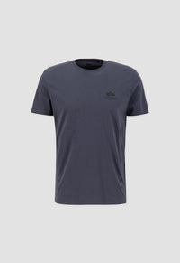 Alpha Industries Basic T-Shirt Small Logo Grey/Black - Soulsideshop