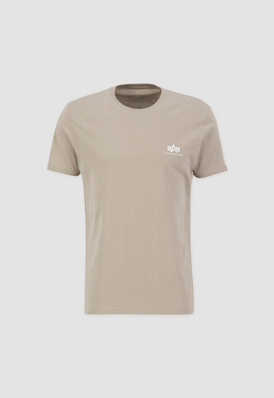 Alpha Industries Basic T-Shirt Small Logo Vintage Sand - Soulsideshop