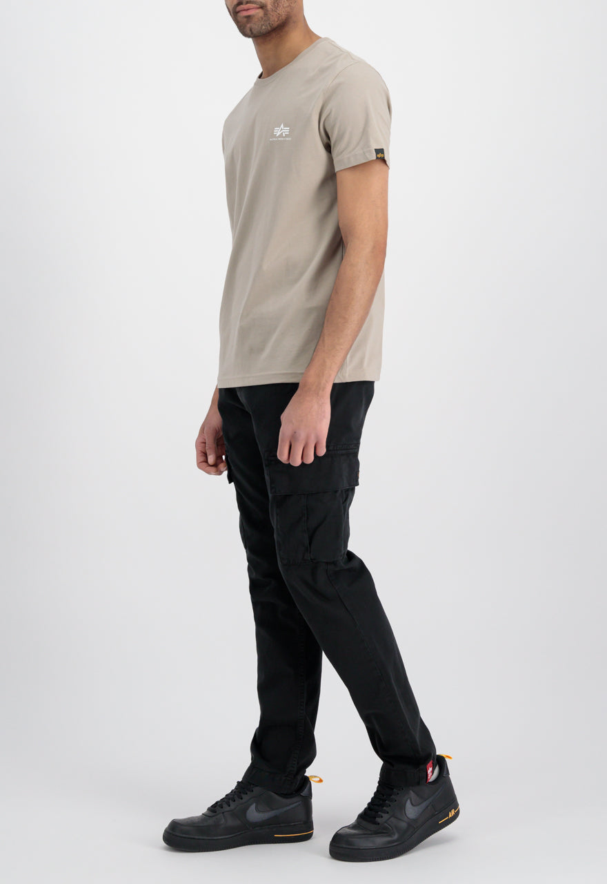 Alpha Industries Basic T-Shirt Small Logo Vintage Sand - Soulsideshop