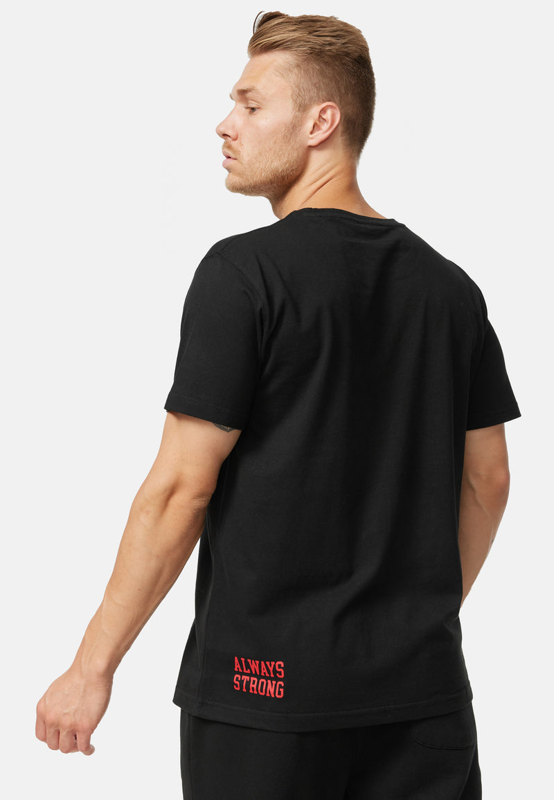 Benlee DONLEY T-Shirt Black Red