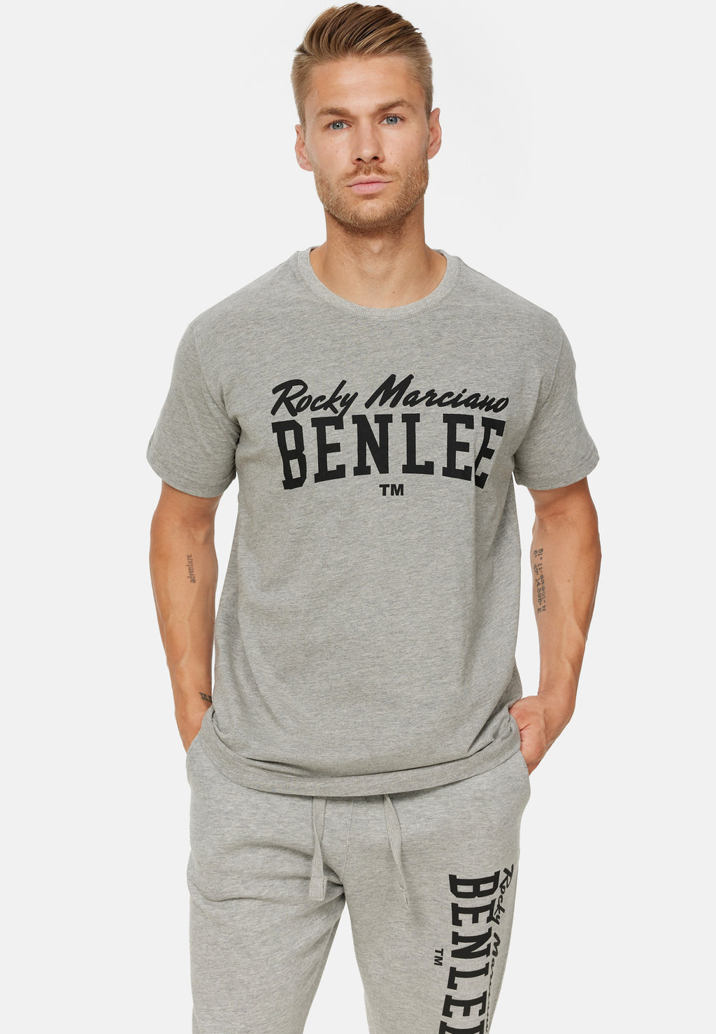 Benlee DONLEY T-Shirt Marl Grey