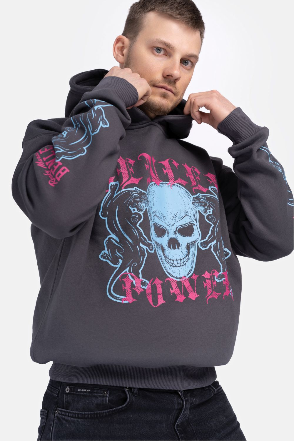 Benlee PANTERA HD Hoodie Anthrazit