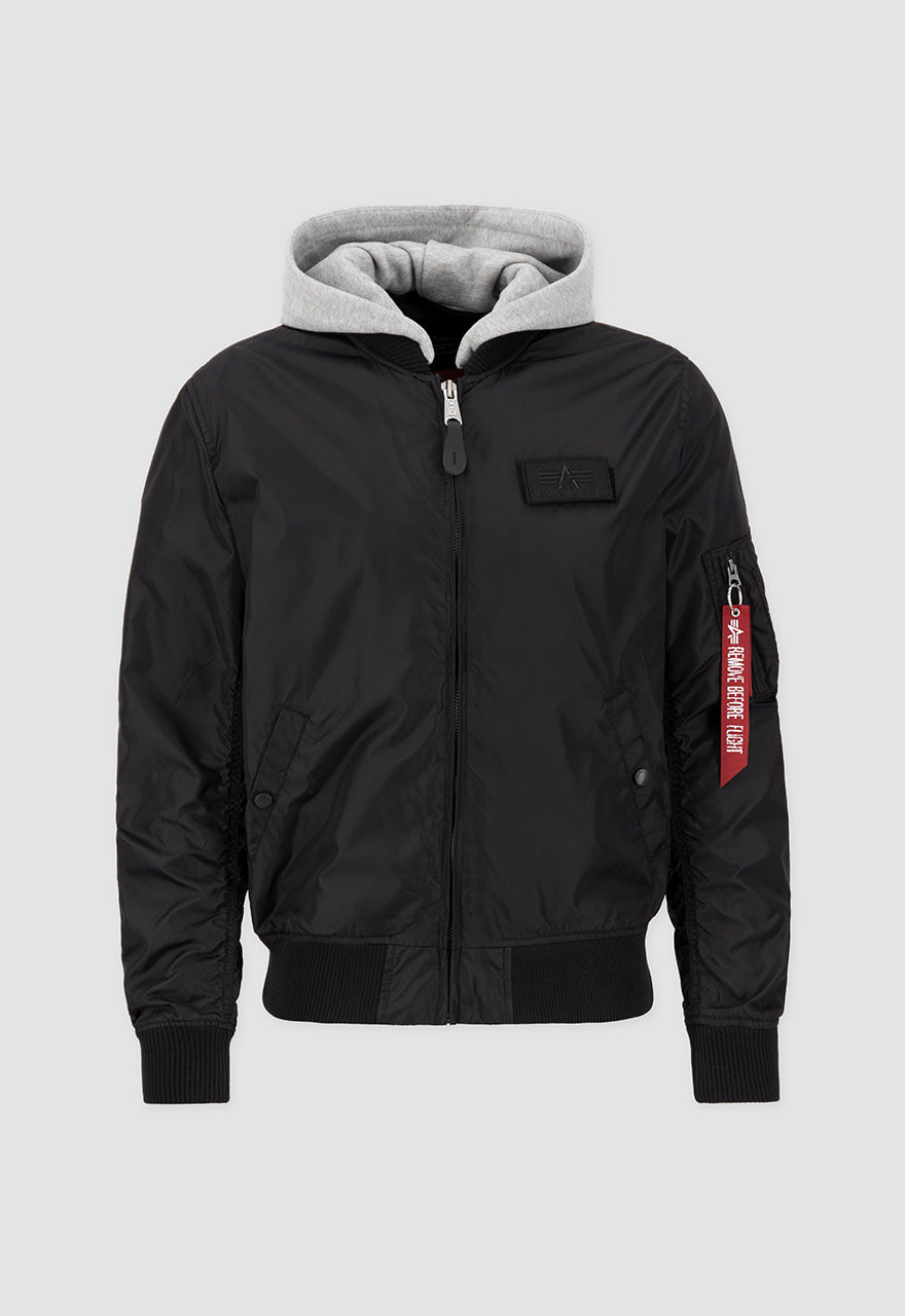 Alpha Industries MA-1 TT Hood Bomberjacke Black