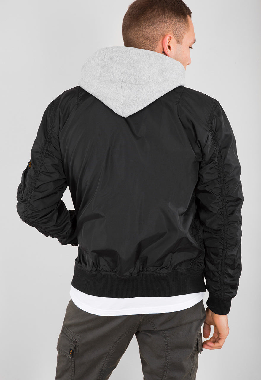 Alpha Industries MA-1 TT Hood Bomberjacke Black