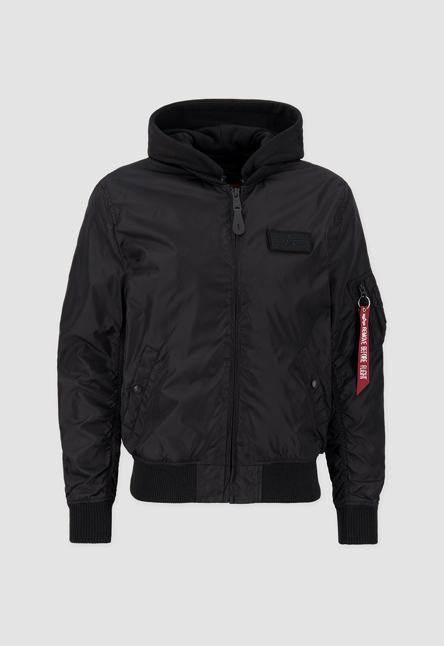 Alpha Industries MA-1 TT Hood Bomberjacke Black Black