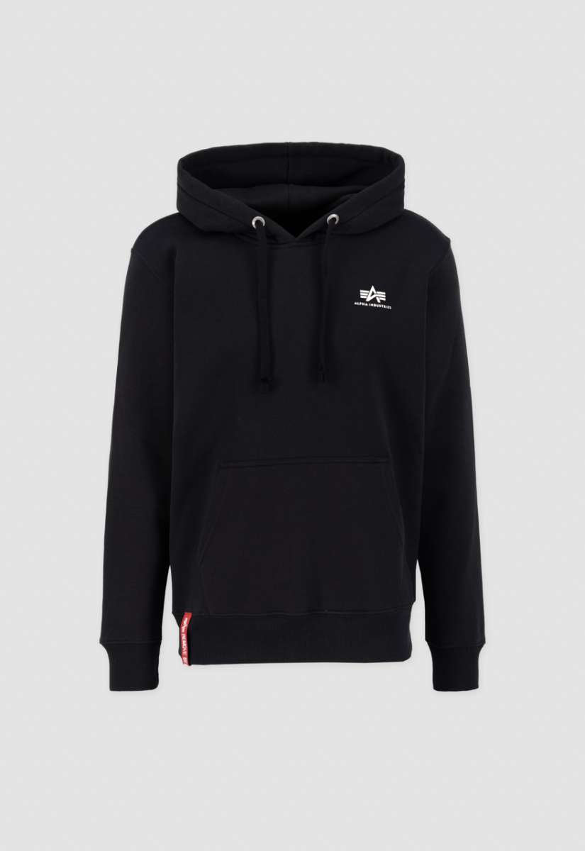 Alpha Industries Basic Hoodie Small Logo Black