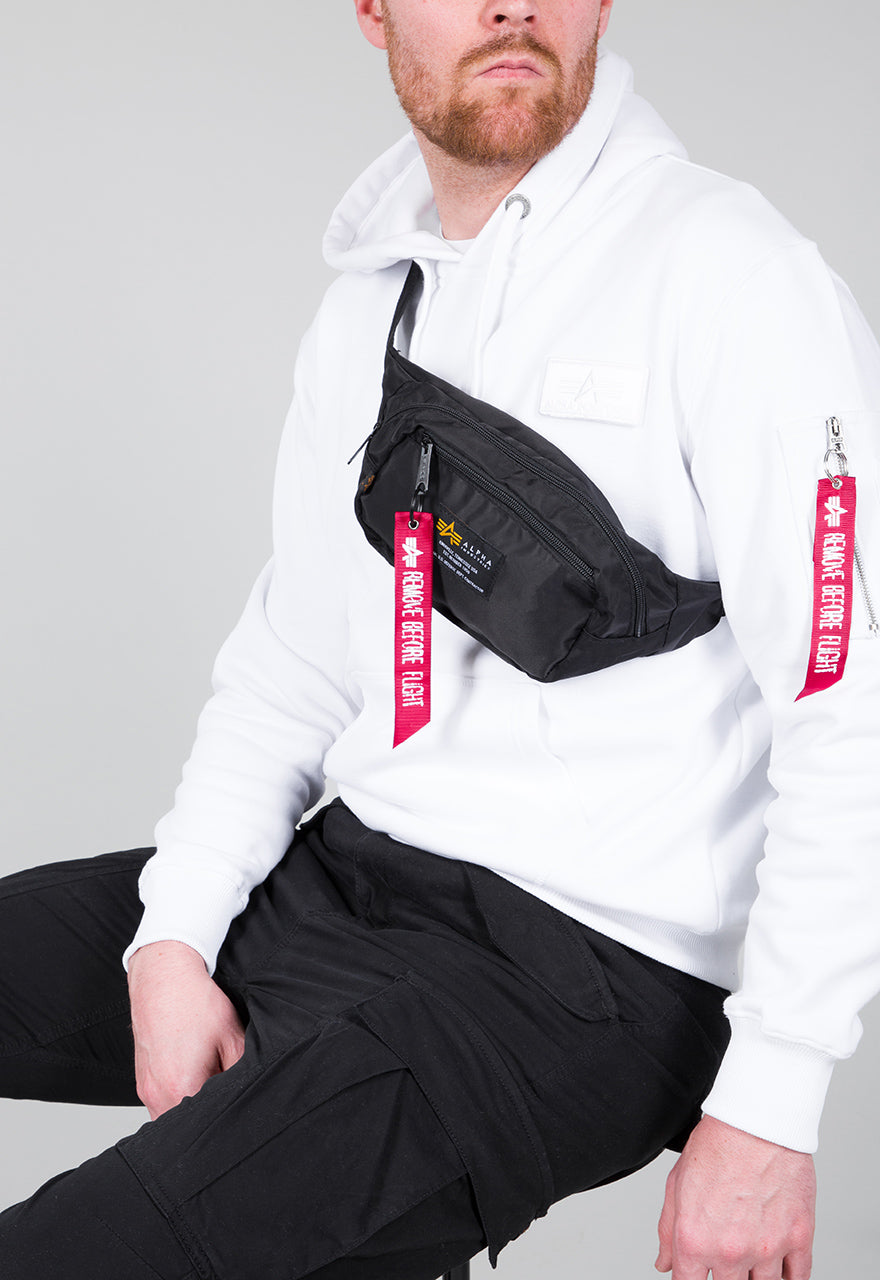 Alpha Industries Crew Waist Bag Black