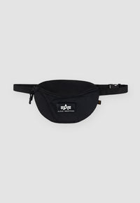 Alpha Industries Rubber Print Waistbag Black - Soulsideshop