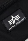 Alpha Industries Rubber Print Waistbag Black - Soulsideshop