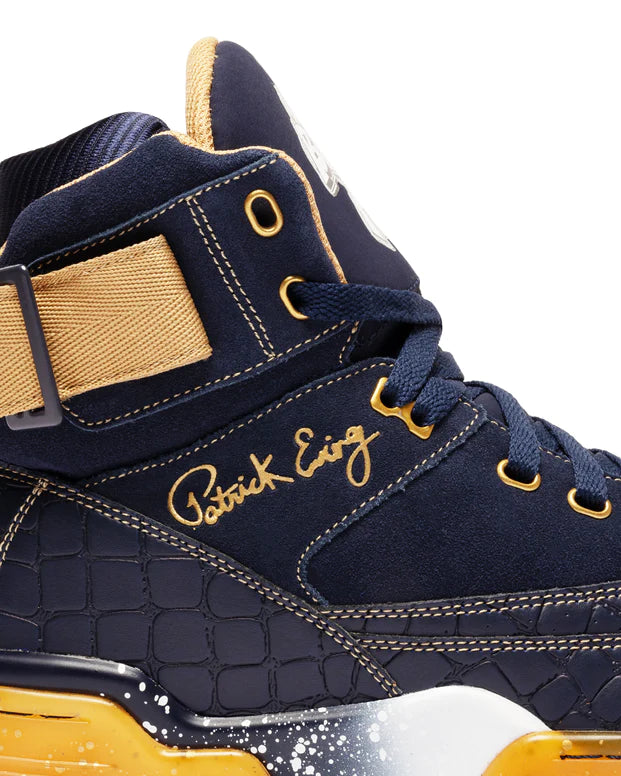 Ewing Sneaker High Top 33 HI Where Brooklyn AT Navy Gold