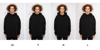 Chamakam Organic Super Oversized Heavy Hoodie Black