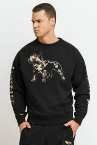 Amstaff Sweatshirt Logo 2.0 Black Camou