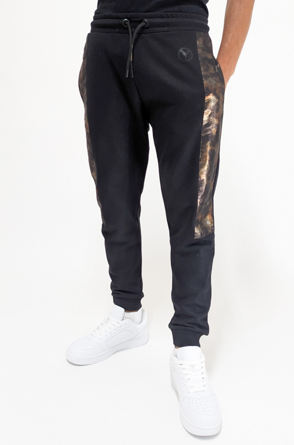 Carlo Colucci  Sweatpants Permut Detail Black