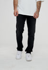 2Y Premium Basic Straight Fit Denim Jeans Black