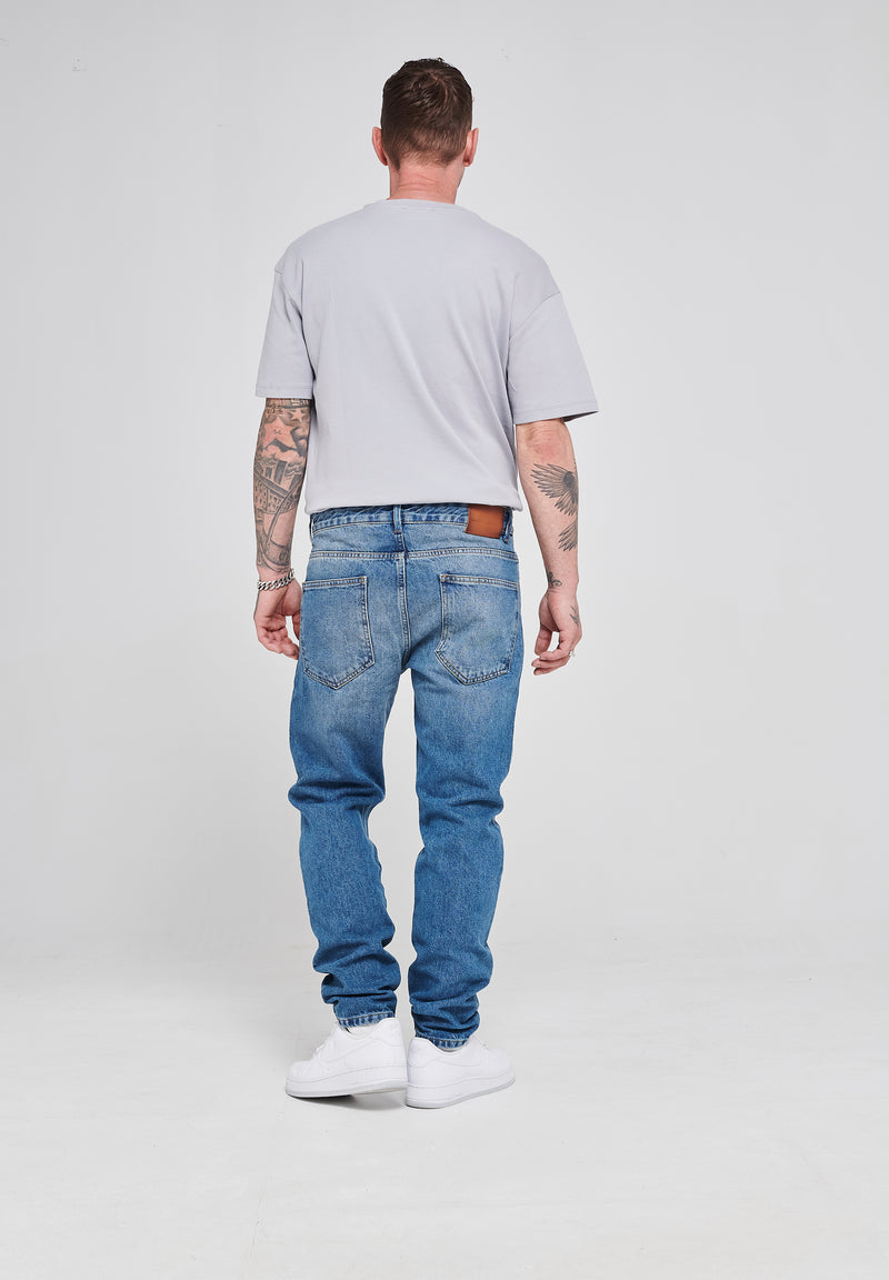 2Y  Straight Tapered Denim Jeans Blue