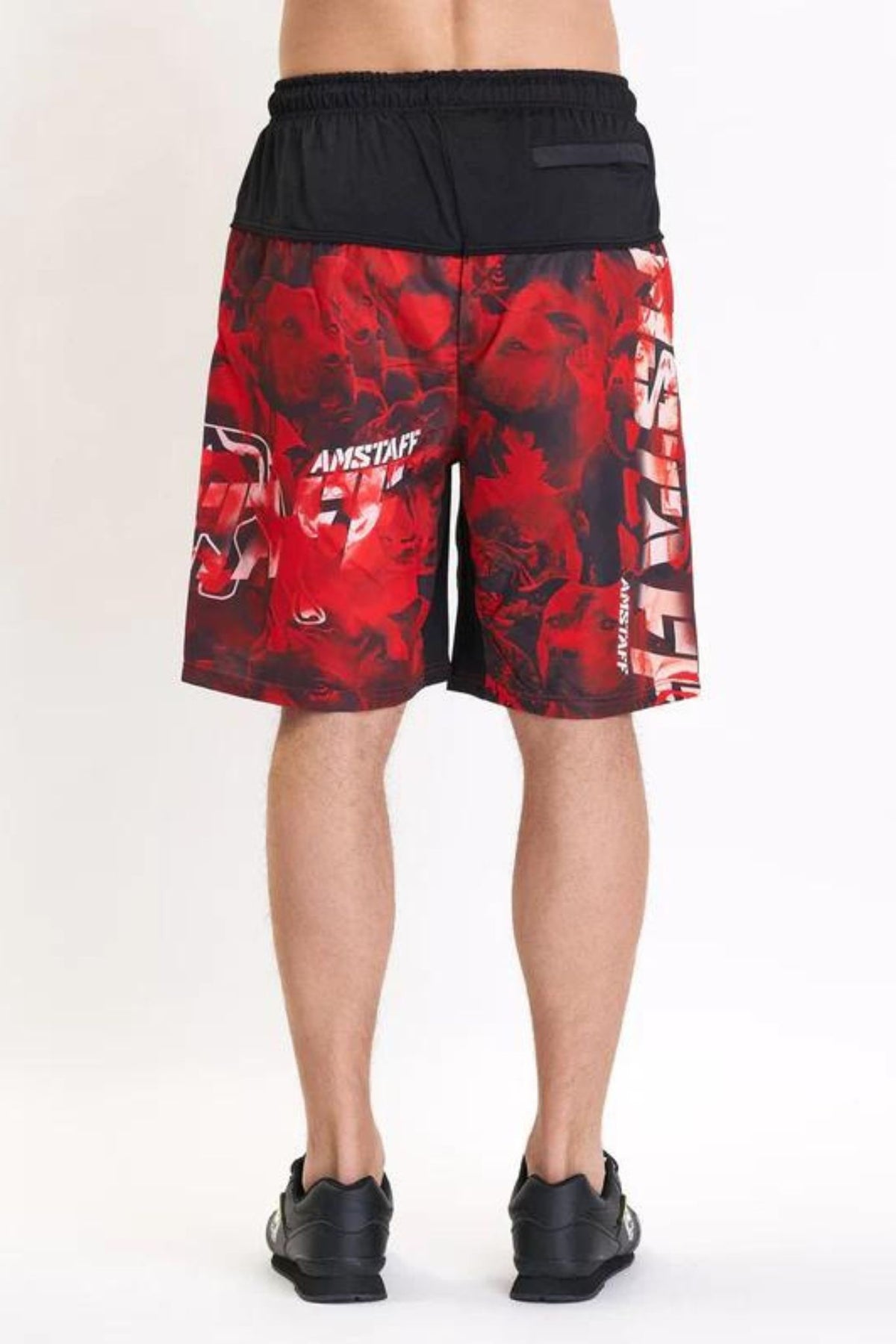 Amstaff Camon Swimshorts Black Red